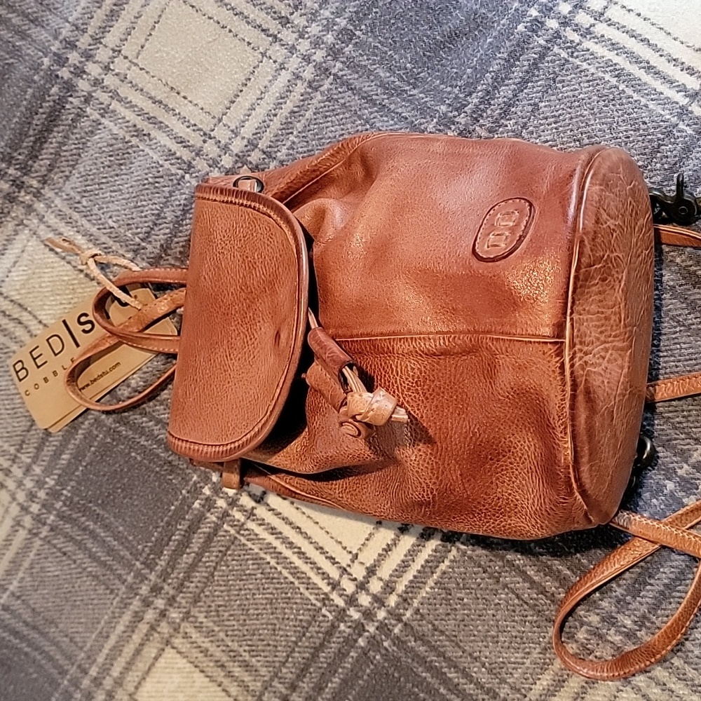 NWOT Bed/Stu Leather Nala Backpack Bag